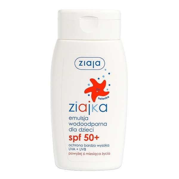 Ziajka, emulsja wodoodporna dla dzieci, SPF 50+