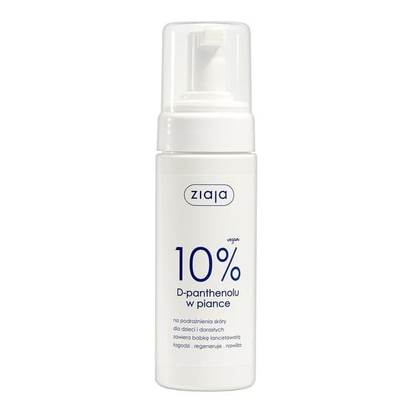 10% D-panthenolu w piance