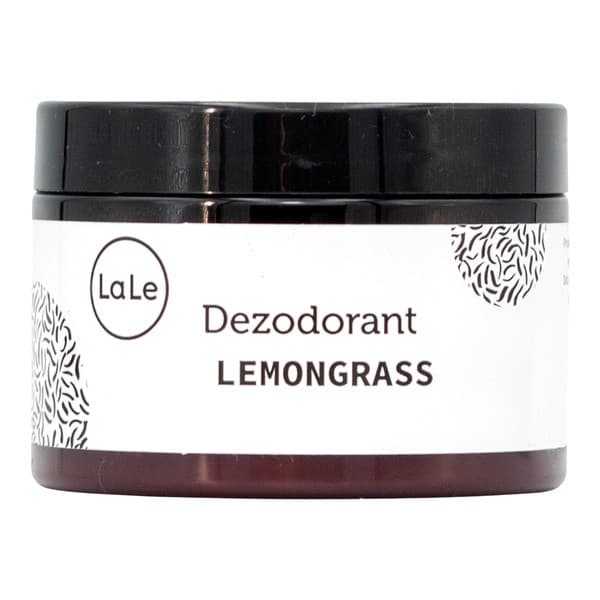 Odświeżający dezodorant ekologiczny w kremie z sodą oczyszczoną Lemongrass La-Le