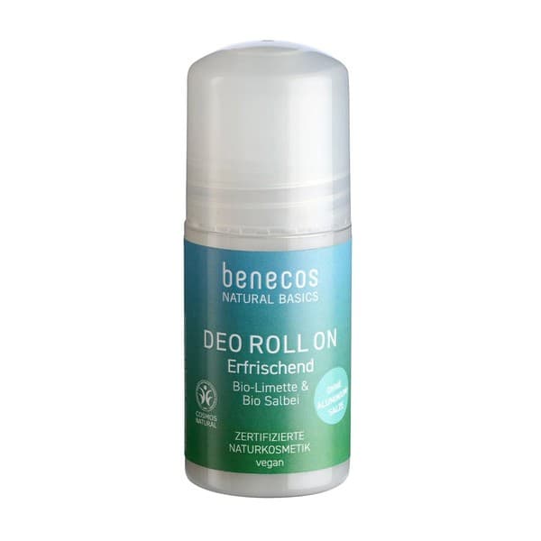 Natural, naturalny dezodorant roll-on z organiczną szałwią