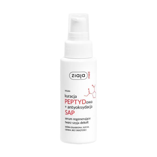 Med, kuracja PEPTYDowa + antyoksydacja SAP, serum regenerujące do twarzy
