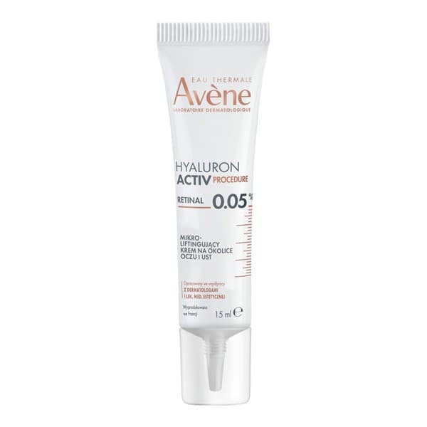 Avene Hyaluron Activ Procedure, krem mikro-liftingujący na okolice oczu i ust
