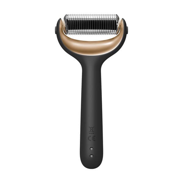MicroNeedle Face & Body Roller 9 w 1, roller do mezoterapii mikroigłowej, czarno-złoty