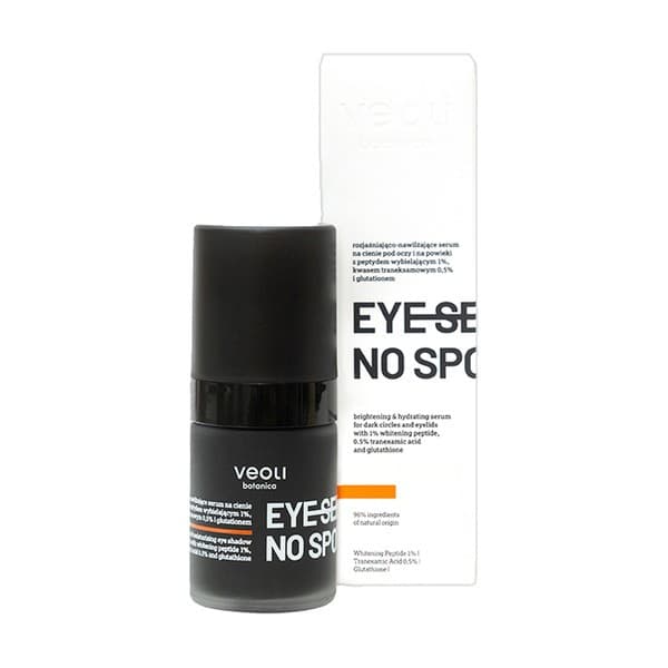 Eye See No Spots, rozjaśniająco-nawilżające serum na cienie pod oczy i na powieki