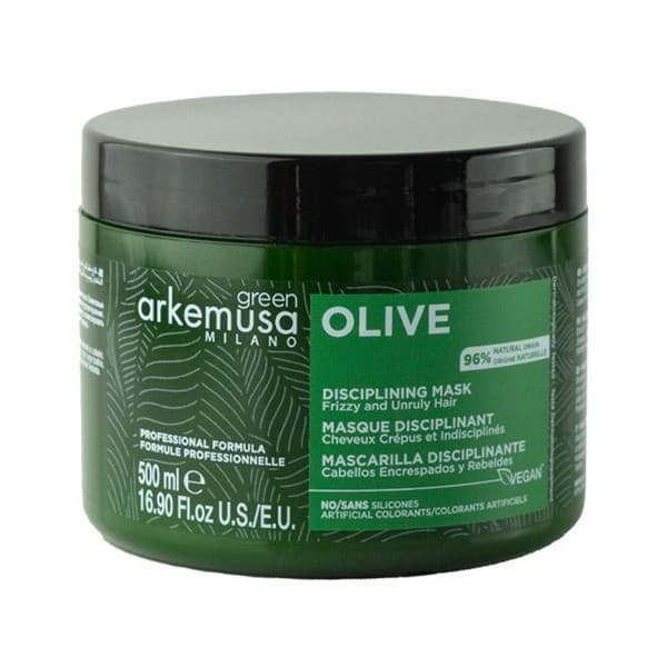 Green Arkemusa Milano Olive, maska do włosów puszących się i niesfornych