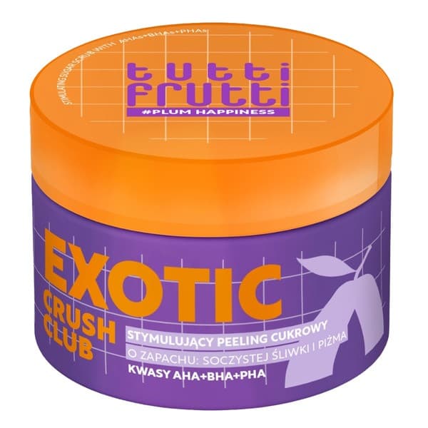 Farmona Tutti Frutti #PlumHappiness, stymulujący peeling cukrowy
