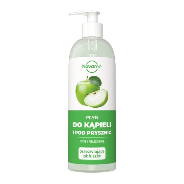 płyn do kąpieli i pod prysznic, orzeźwiające jabłuszko