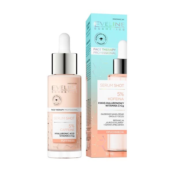 Cosmetics Serum Shot, energizująca kuracja do skóry wokół oczu z 5% kofeiną