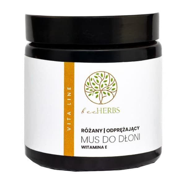 odżywczo-regenerujący mus do dłoni, masło mango & witamina E