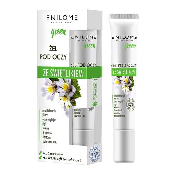Healthy Beauty Green, żel ze świetlikiem pod oczy