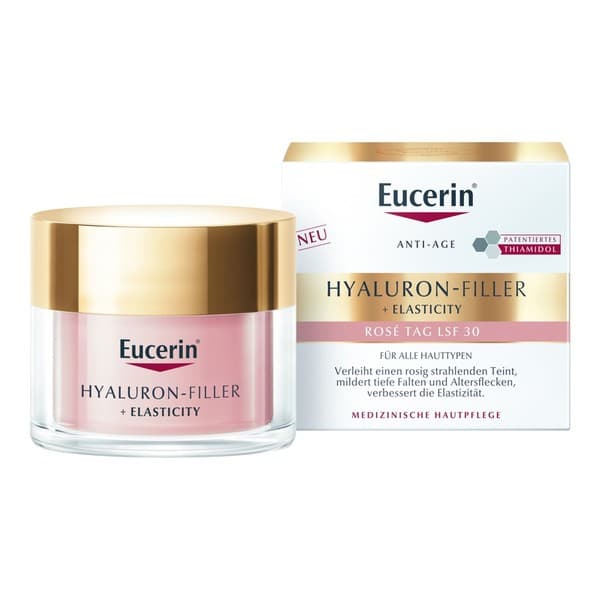 Hyaluron Filler+Elasticity, różany krem na dzień SPF 30