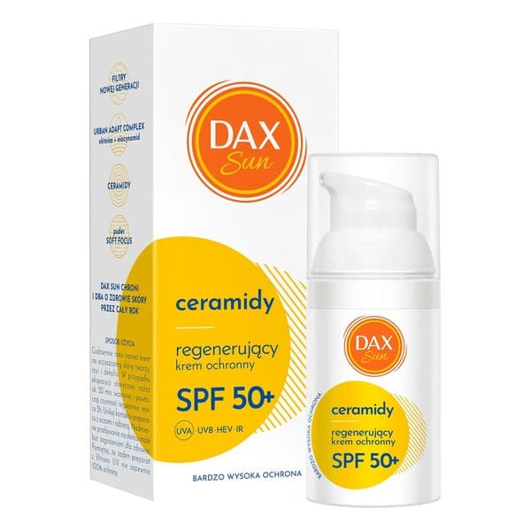 Sun, ochrony krem regenerujący SPF50+
