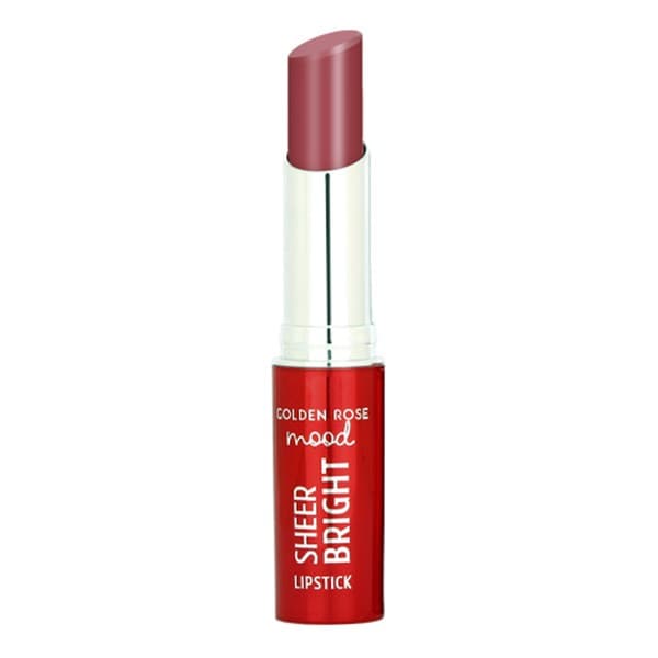 Mood Sheer Bright Lipstick, połyskująca pomadka do ust, 107