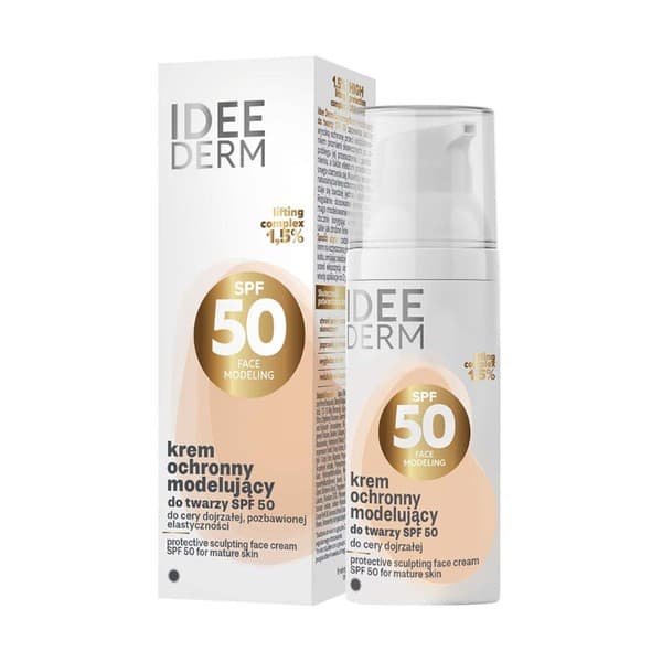 Derm, ochronny krem modelujący do twarzy SPF 50