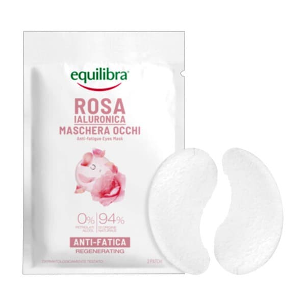 Rosa, różane płatki pod oczy z kwasem hialuronowym