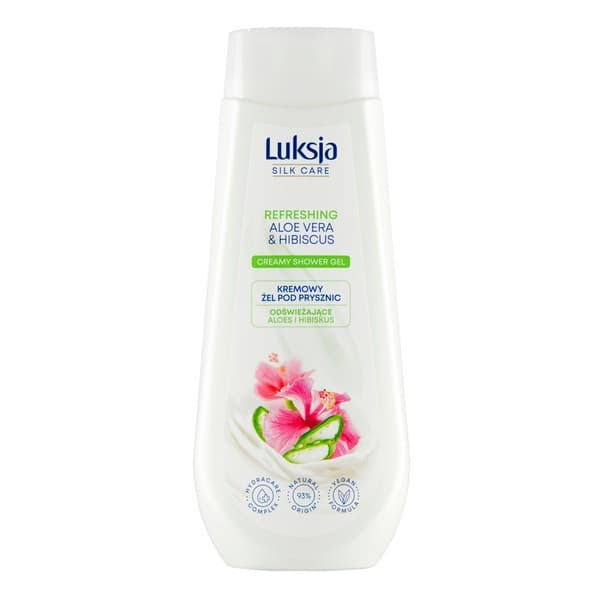Silk Care, żel pod prysznic, Aloes & Hibiskus