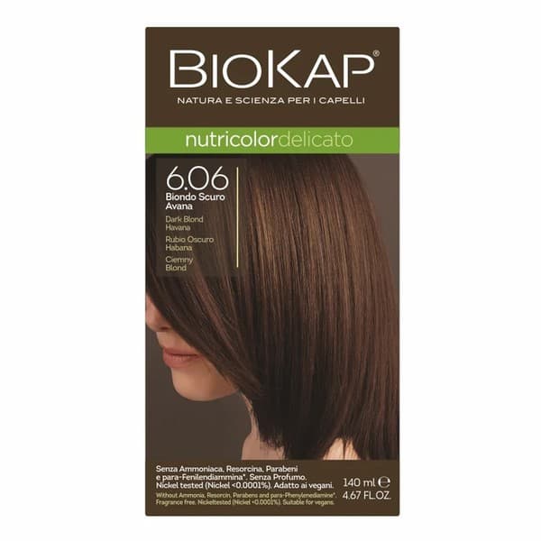Nutricolor Delicato, farba do włosów, 6.06 ciemny blond
