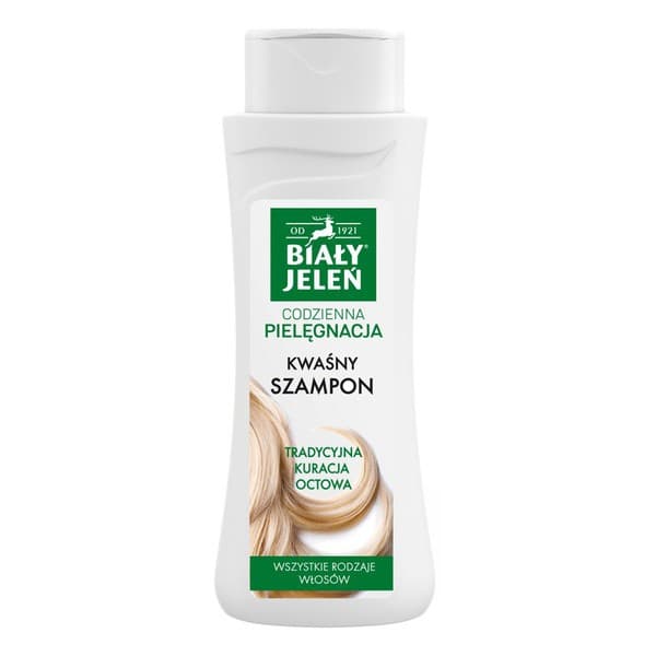 Jeleń, kwaśny szampon