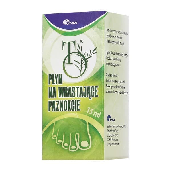 TO, płyn na wrastające paznokcie