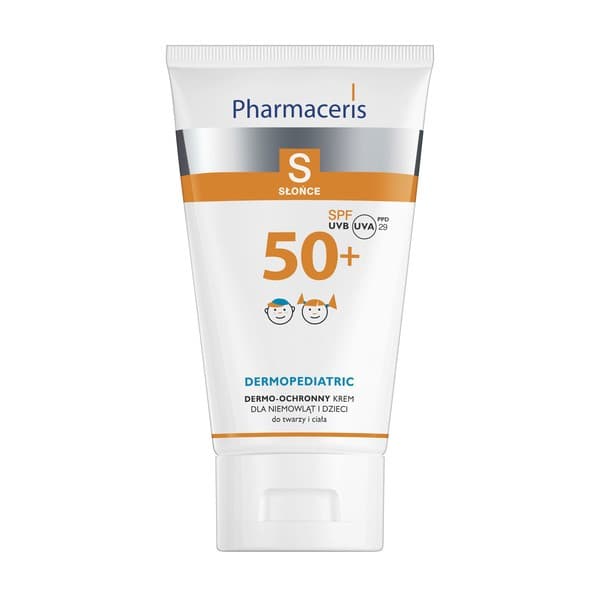 S, krem ochronny na słońce, dla niemowląt i dzieci, SPF 50+
