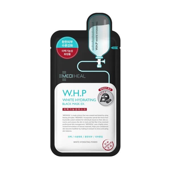 W.H.P White Hydrating - Maska w płacie czarna nawilżająca