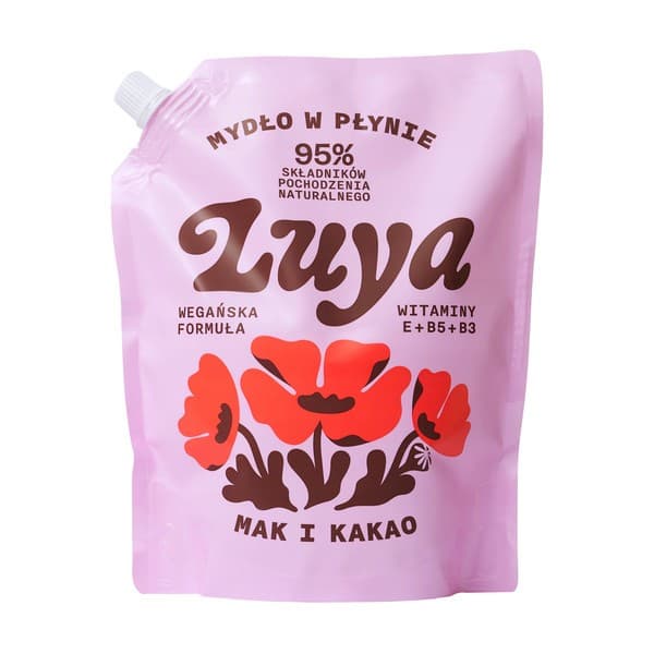 mydło do rąk w płynie Mak i Kakao, uzupełnienie