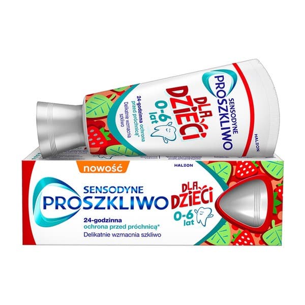 Proszkliwo dla Dzieci, pasta do zębów, 0-6 lat