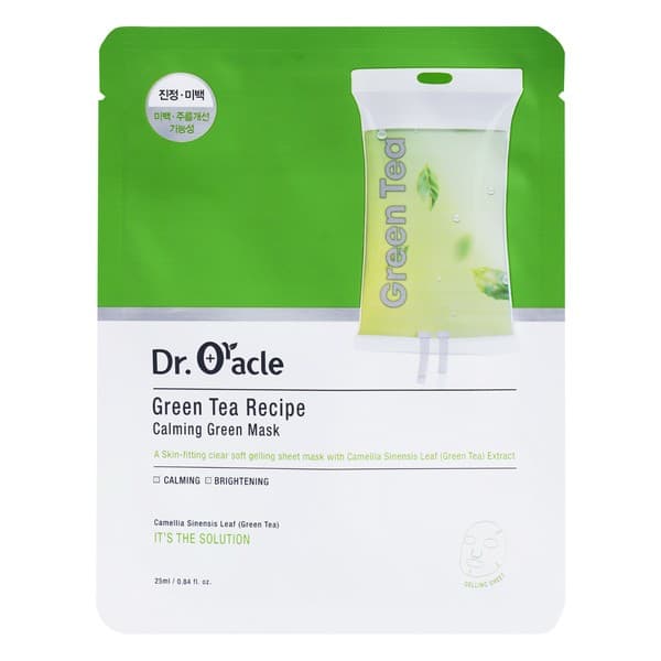 Oracle Green Tea Recipe Calming Green Mask, maska kojąca z zieloną herbatą