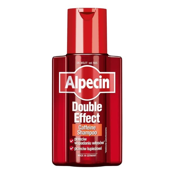 Double-Effect Caffeine Shampoo, szampon zwalczający łupież i zapobiegający wypadaniu włosów