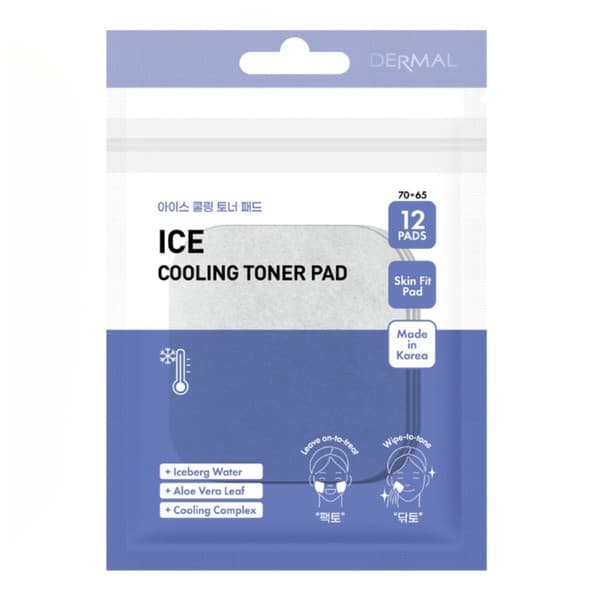 Ice Cooling Toner Pad, chłodzące płatki tonizujące do twarzy