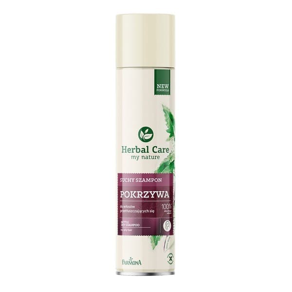 Farmona Herbal Care, suchy szampon do włosów przetłuszczających się, Pokrzywa