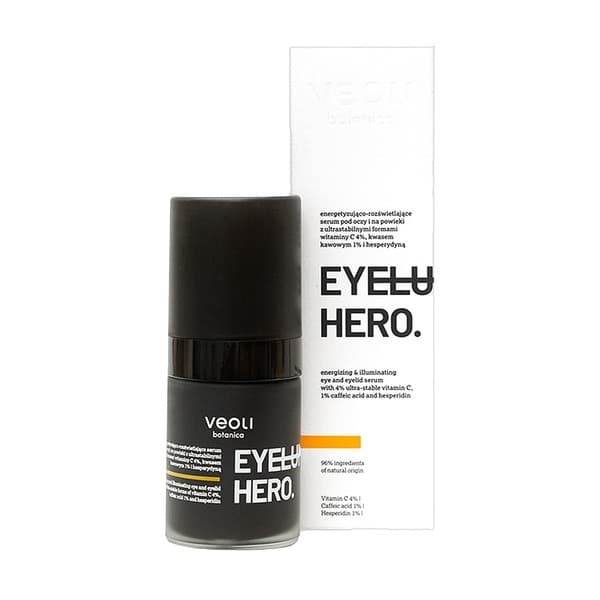 Eyeluminate Hero, energetyzująco-rozświetlające serum pod oczy