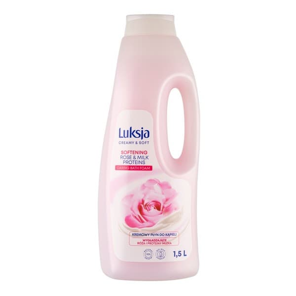 Creamy & Soft Kremy płyn do kąpieli, wygładzające róża i proteiny mleka