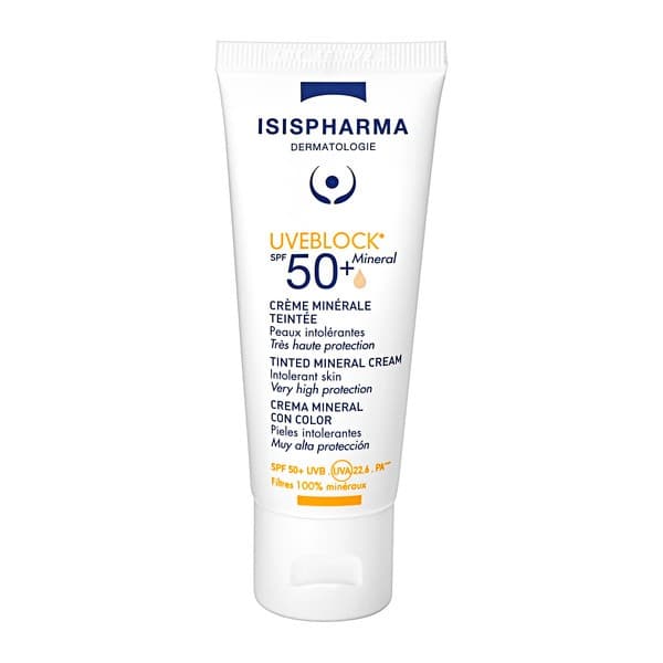UVEBLOCK MINERAL SPF 50+, krem mineralny koloryzujący