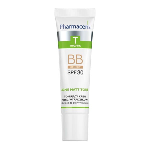 T Acne Matt Tone, krem BB przeciwtrądzikowy, 01 light