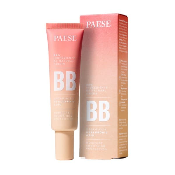 Naturalny krem koloryzujący BB z kwasem hialuronowym 2,5 Nude Paese