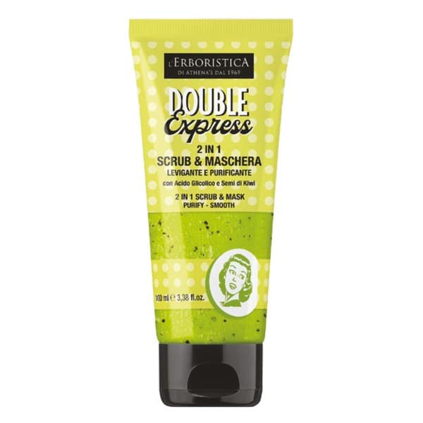 Double Express 2 in 1, peeling - maska oczyszczająco-wygładzająca