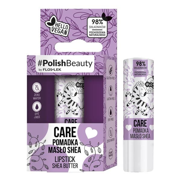 Flos-Lek Vege Lip Care, pomadka masło shea