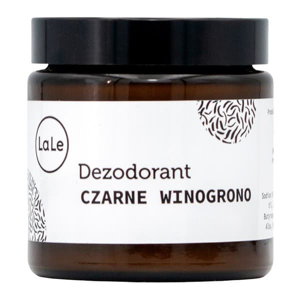LaLe, dezodorant w kremie, czarne winogrono