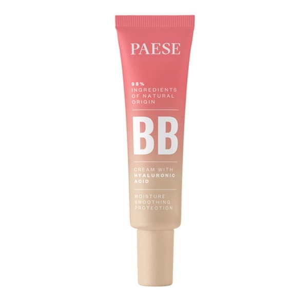 Naturalny krem koloryzujący BB z kwasem hialuronowym 03 natural Paese