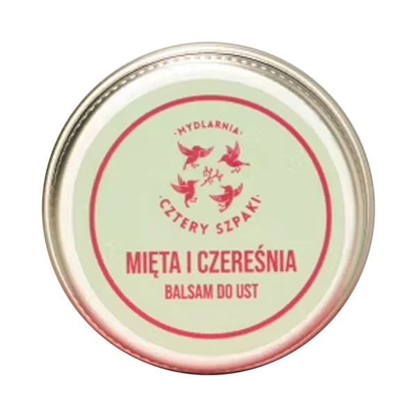 Mydlarnia 4 Szpaki, Mięta i Czereśnia, balsam do ust