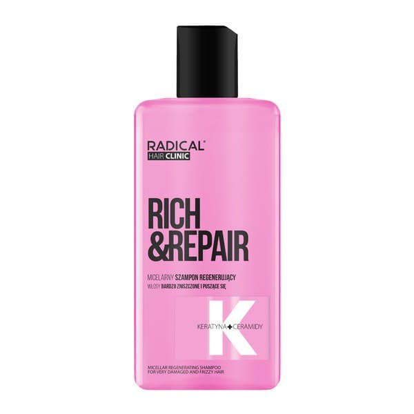 Hair Clinic Rich&Repair, micelarny szampon regenerujący