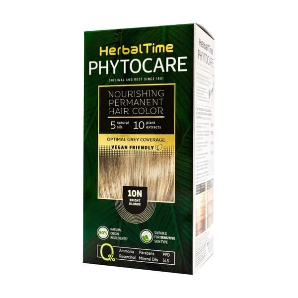 Phytocare, farba do włosów 10N, bright blonde
