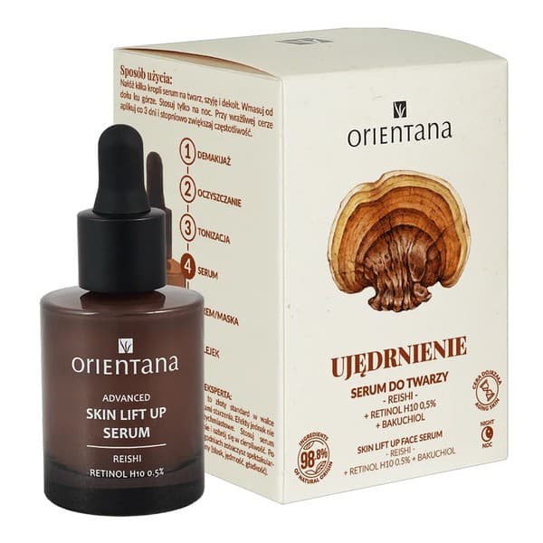 serum ujędrniające na noc, reishi i 0,5% retinol H10