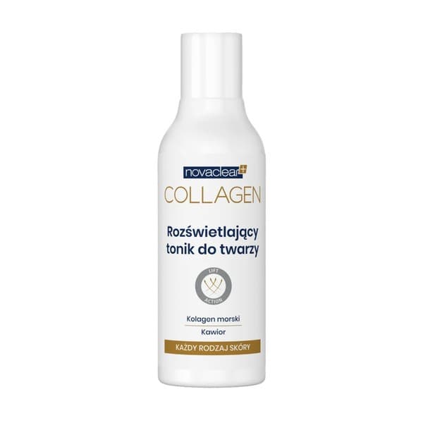 Collagen, rozświetlający tonik do twarzy