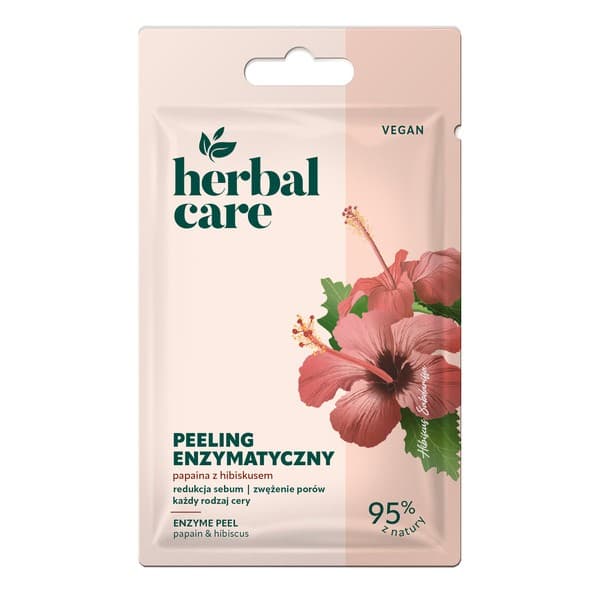Farmona Herbal Care, peeling enzymatyczny papaina z hibiskusem