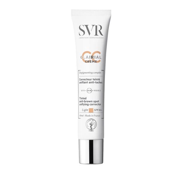 Clairial Creme CC, korektor kryjący przebarwienia, light, SPF 50+