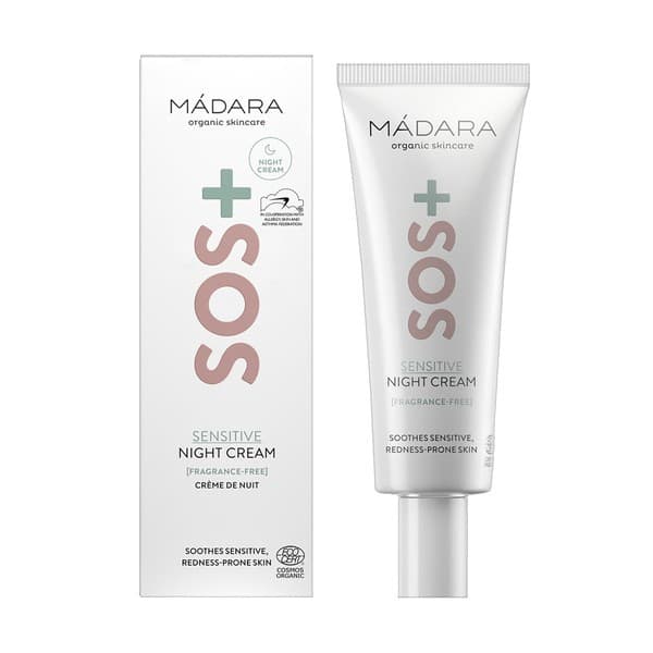 SOS+ Sensitive Night Cream, krem na noc do skóry wrażliwej