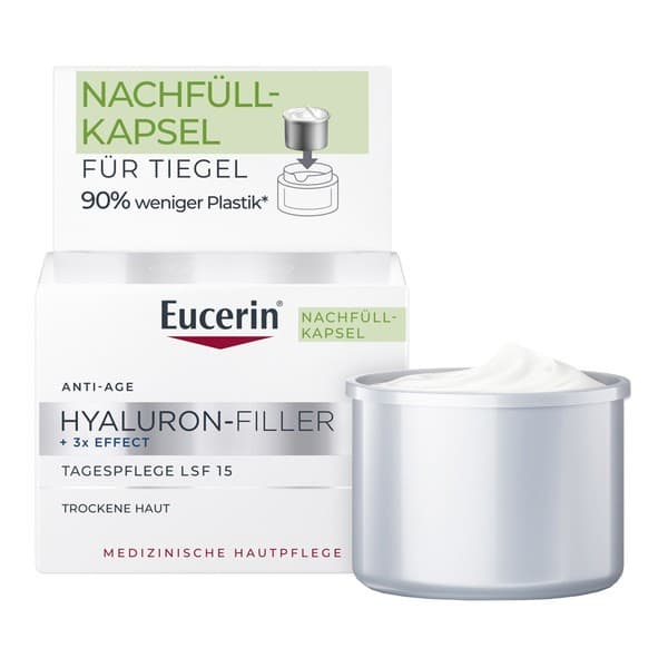 Hyaluron Filler, krem na dzień SPF 15 do skóry suchej, refill