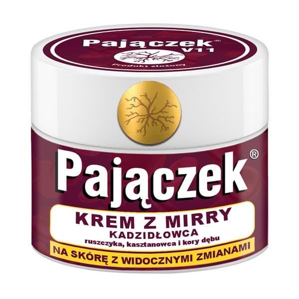 Pajączek, krem z mirry